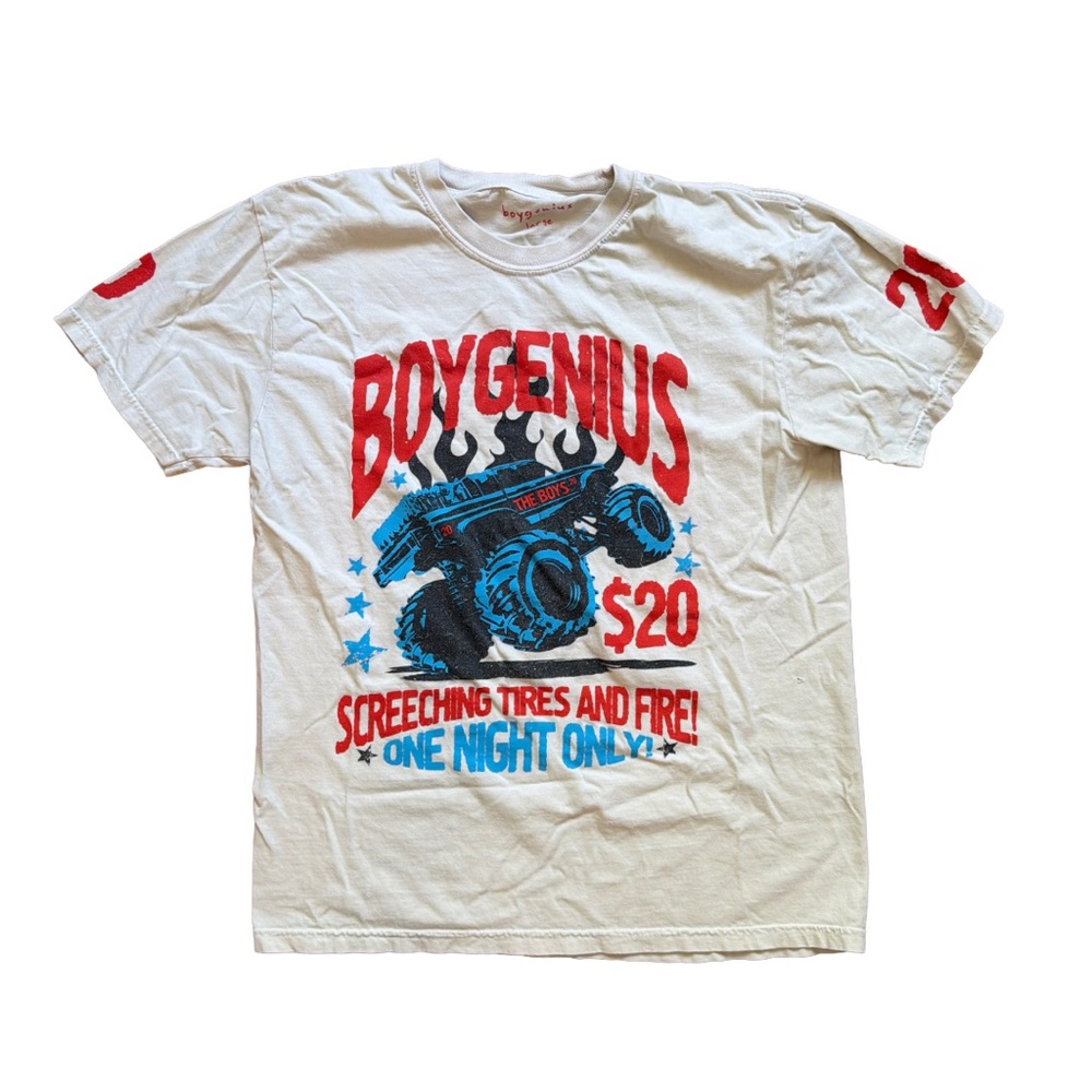 Boygenius concert t shirt Phoebe Bridgers Lucy Dacus Julien Baker